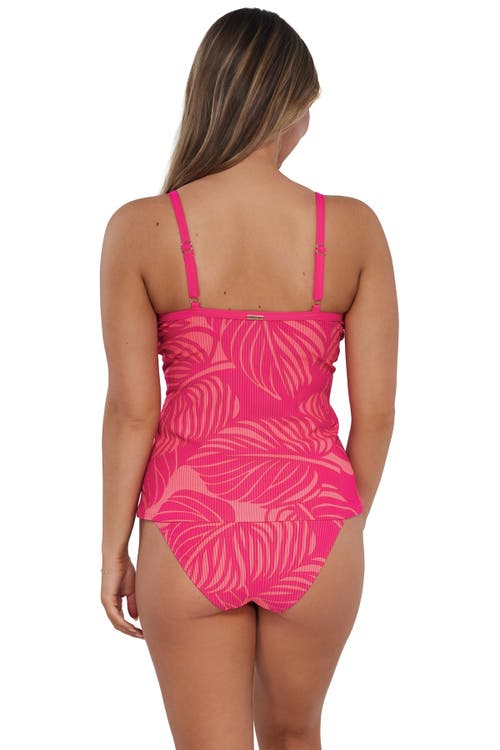 Sunsets Forever Tankini Swimsuit Top In Pink