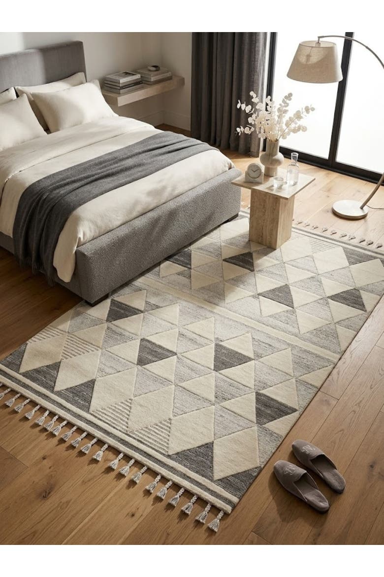 Okinawa Wool Rug 5'x8', Alternate, color, Beige