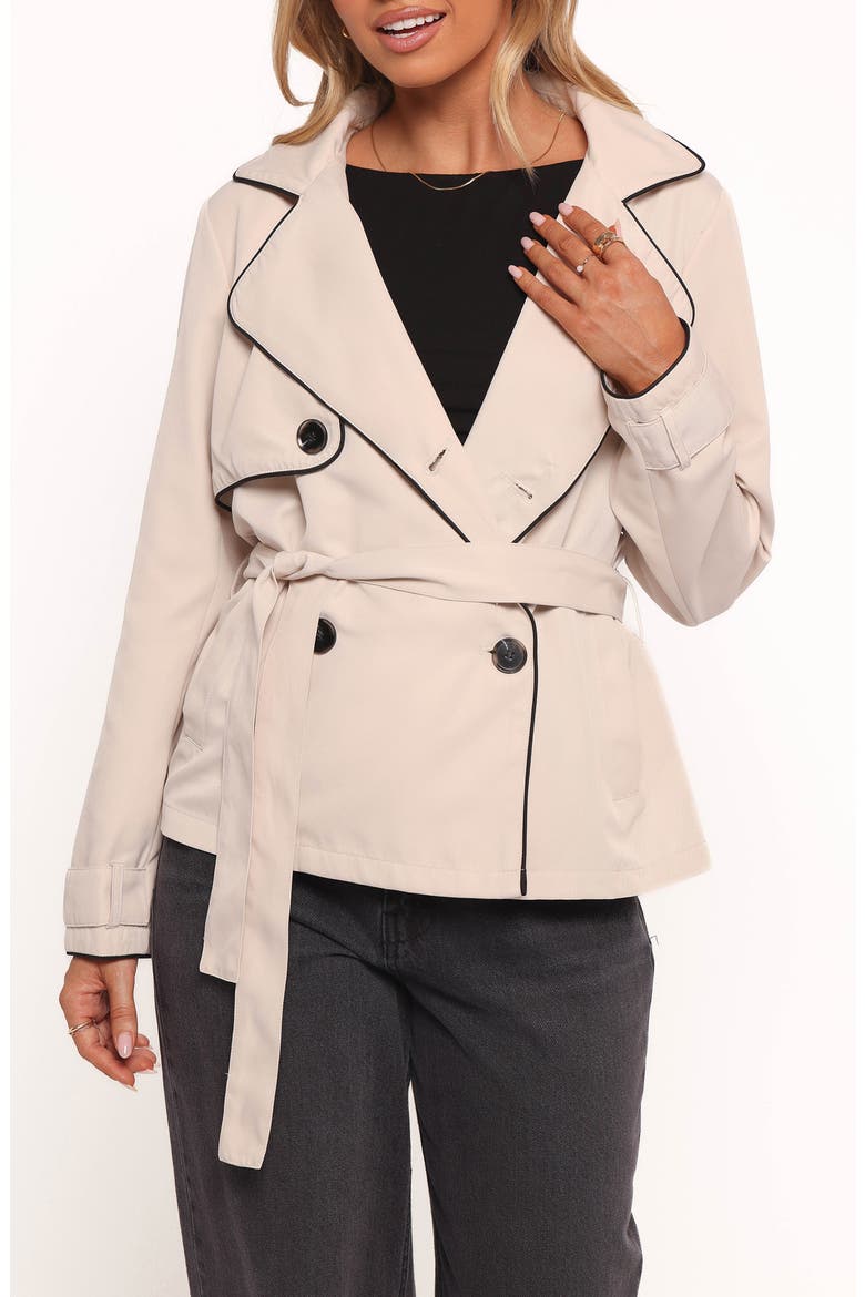 Franklin Tipped Crop Trench, Main, color, ECRU