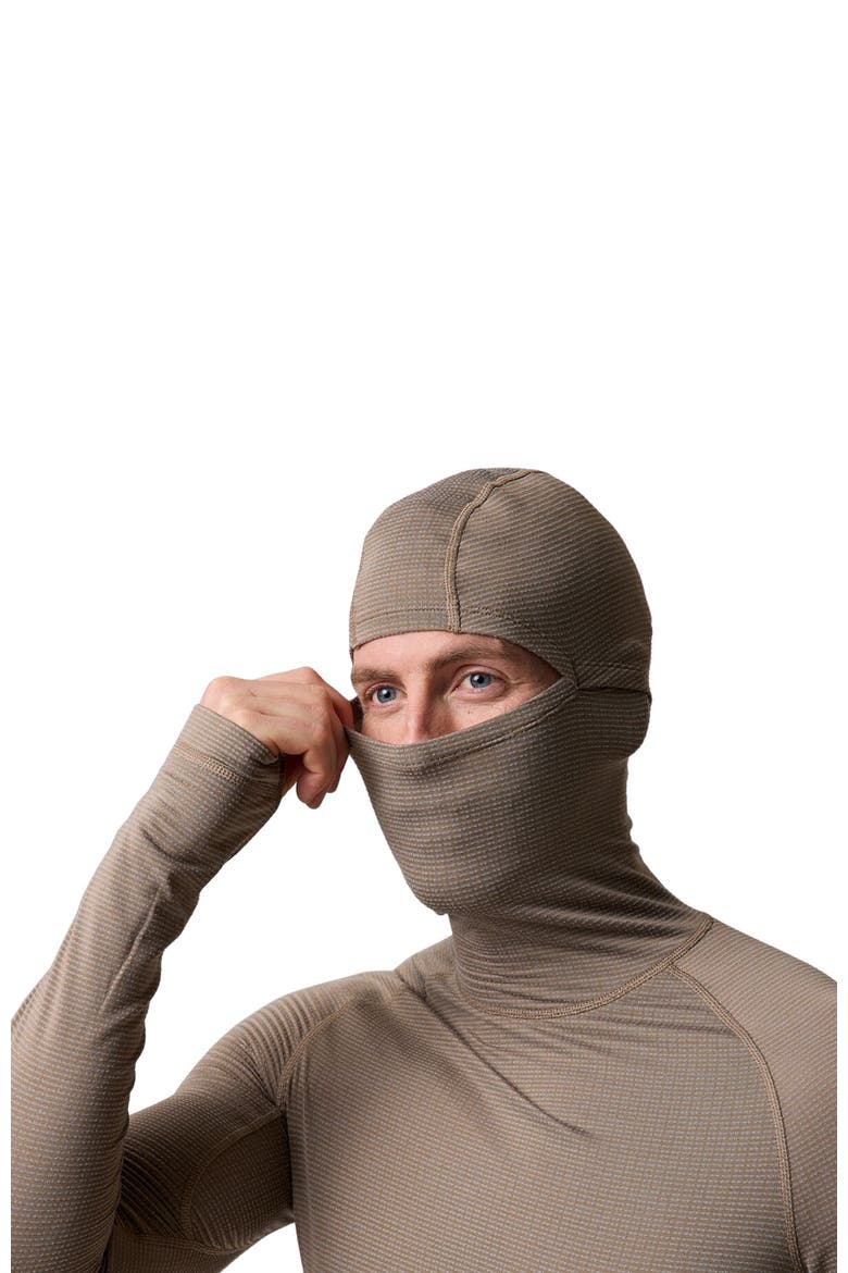 Pines Micrrid Ultra-Lt Baselayer Balaclava Top - Men's, Main, color, Fallen Rock