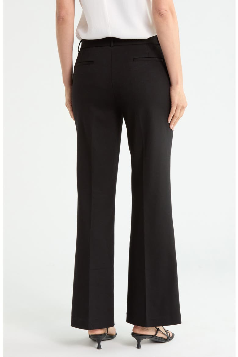Wide Leg Ponte Pants, Alternate, color, BLACK
