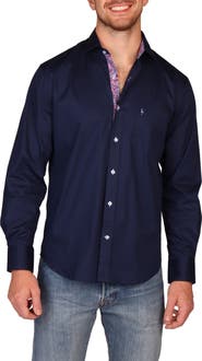 TailorByrd Classic Fit Stretch Cotton Button-Down Shirt