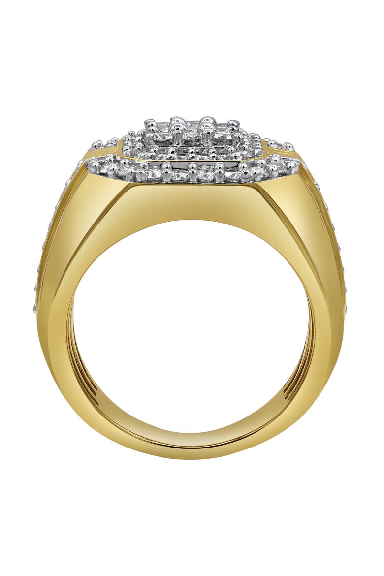 Golden Gloves 14K Yellow Gold Diamond Men Statement Ring - 1.75ct., Alternate, color, 14K Yellow Gold