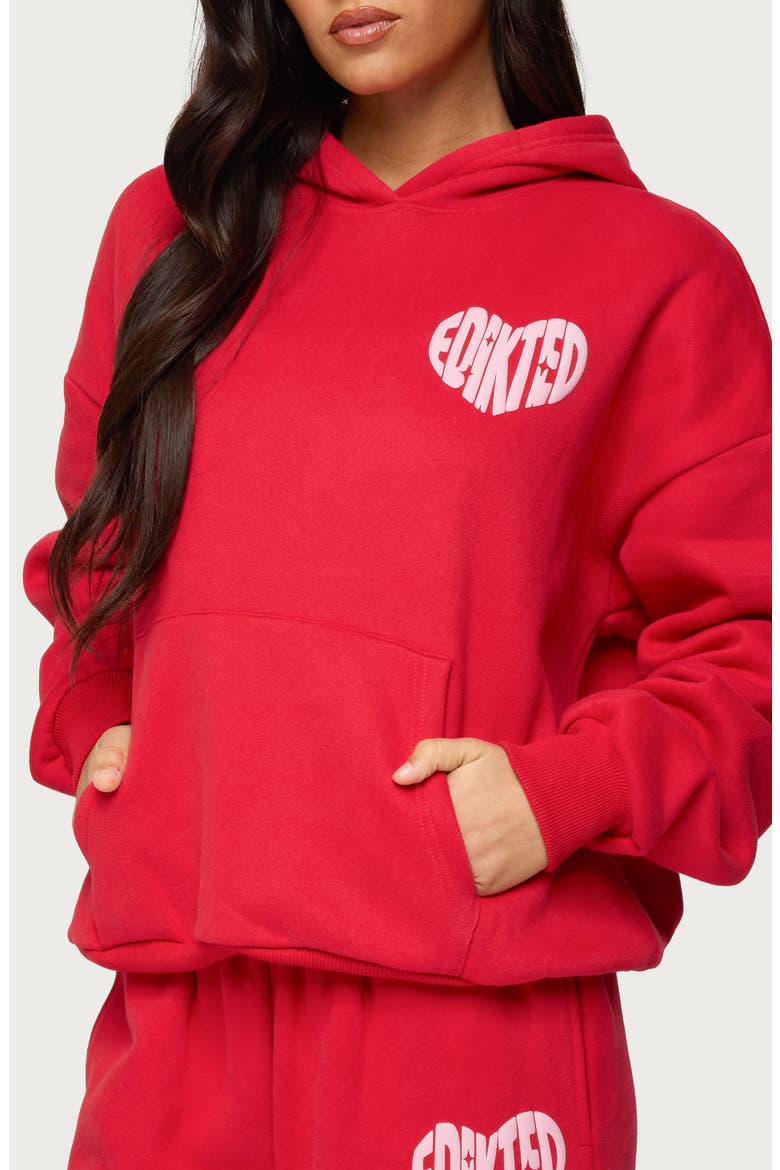 Major Love Hoodie, Alternate, color, RED