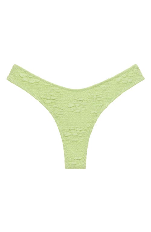 MONTCE MONTCE ADDED COVERAGE LULU JACQUARD BIKINI BOTTOMS 