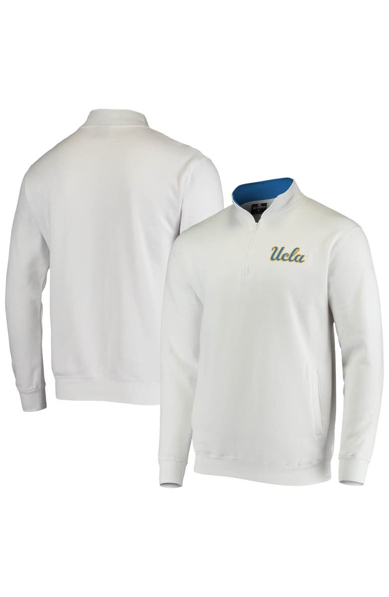 COLOSSEUM Men's Colosseum White UCLA Bruins Tortugas Logo Quarter-Zip Jacket, Main, color, White