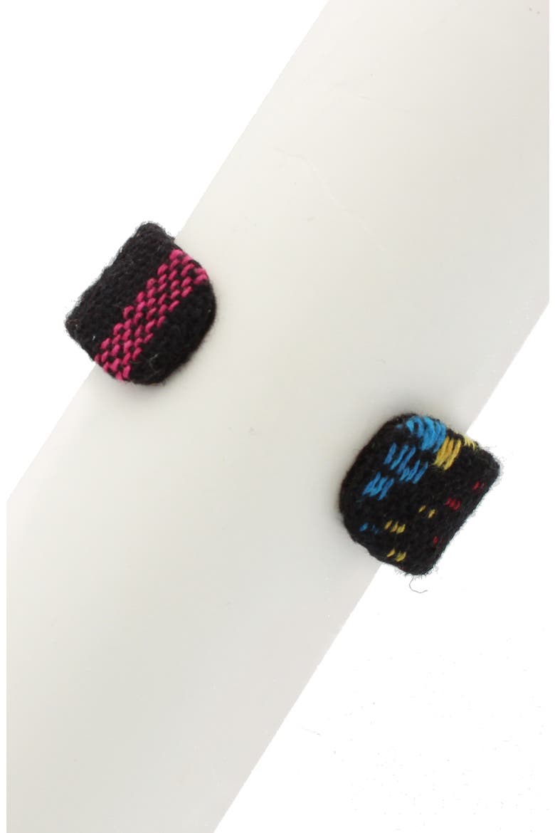 Rhian Woven Cuff Bracelet, Alternate, color, GOLD / MULTI