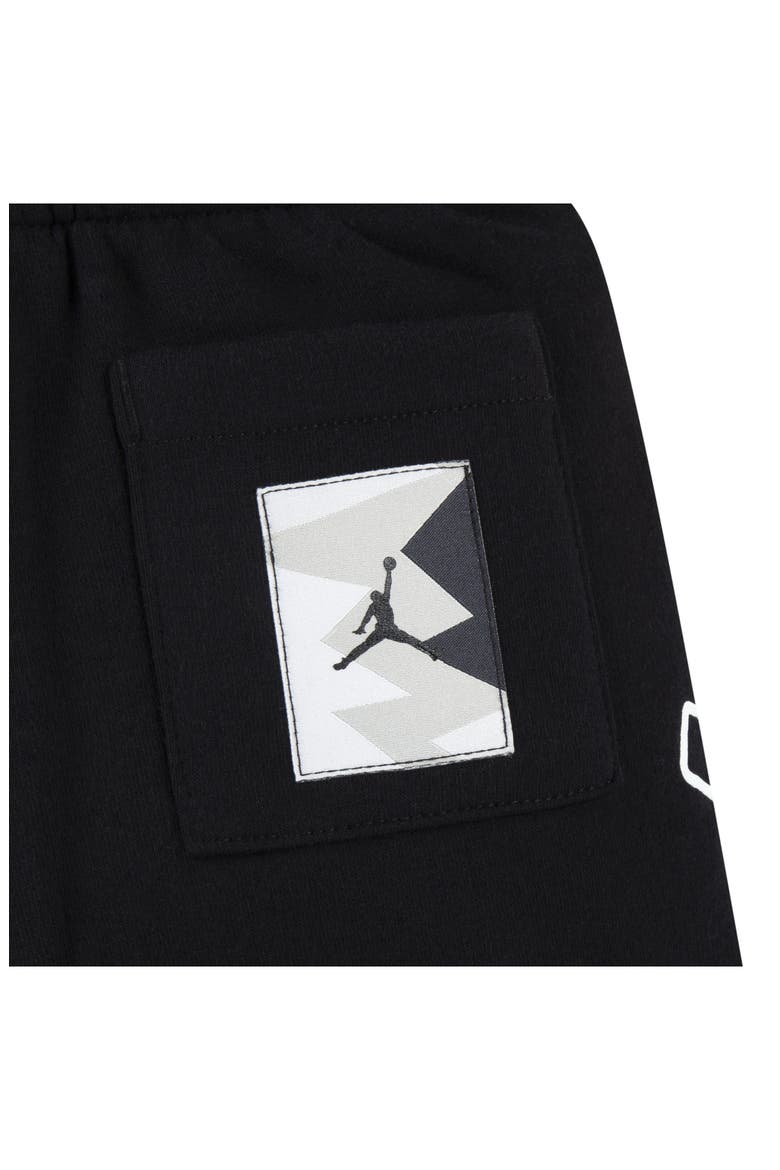 Kids' MJ Flight Fleece Joggers, Alternate, color, BLACK
