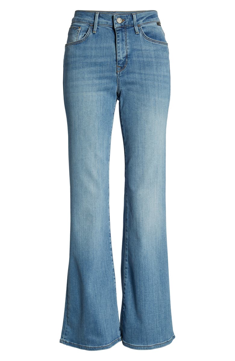 Mavi Jeans Sydney Brushed Flared Leg Jeans, Alternate, color, 