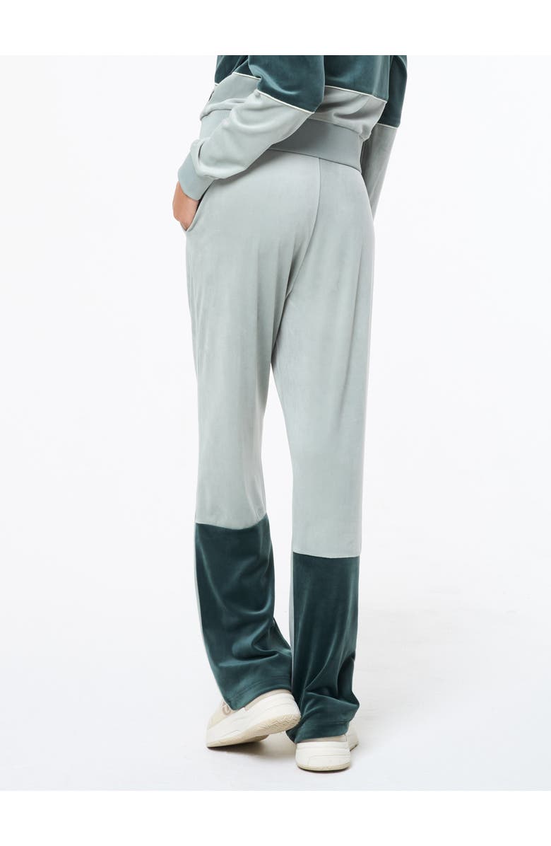 Sergio Tacchini Lina Velour Track Pant, Alternate, color, Green Gables