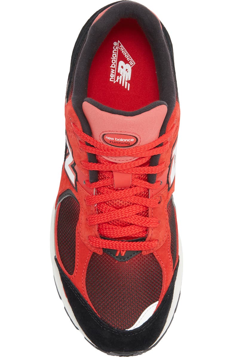 New Balance Gender Inclusive 2002R Sneaker, Alternate, color, True Red/ Black
