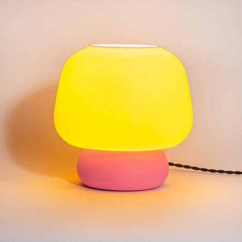 JONATHAN Y JONATHAN Y PORTOBELLO MODERN CLASSIC PLANT-BASED LED 3D PRINTED MUSHROOM TABLE LAMP, DIMMABLE 