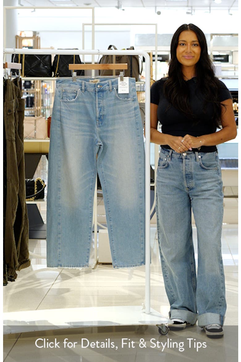 Pieced Barrel Leg Jeans video