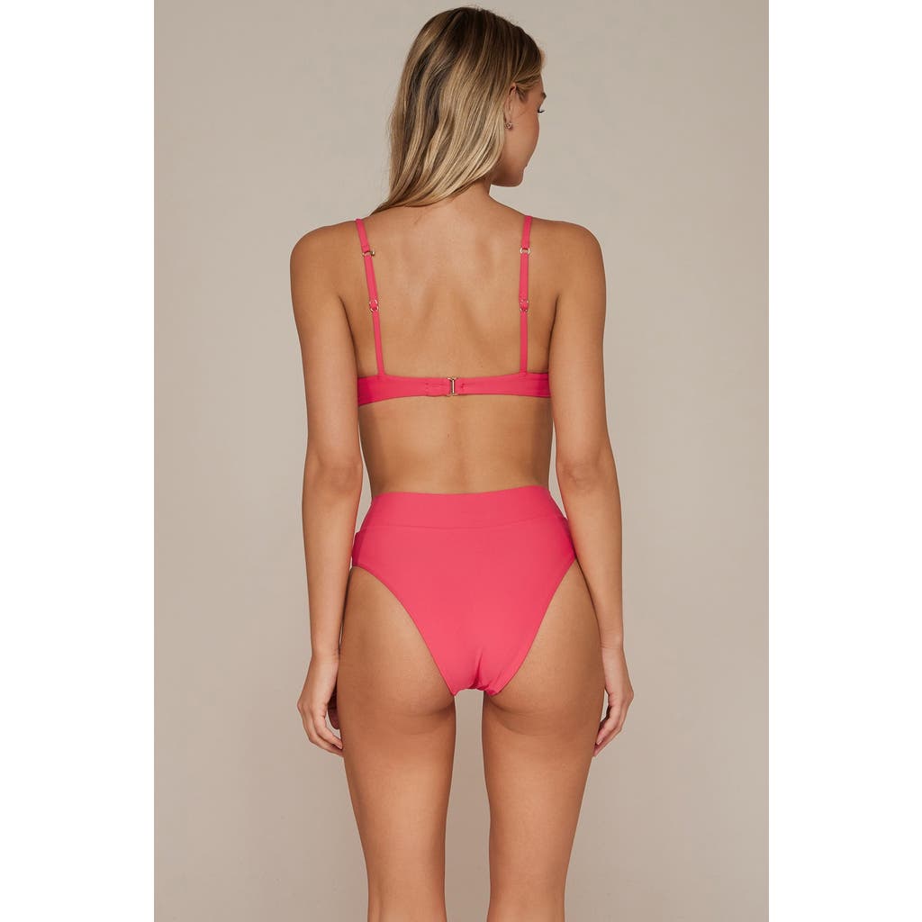 Swim Systems Delfina V Front Bikini Swim Bottoms In Pink