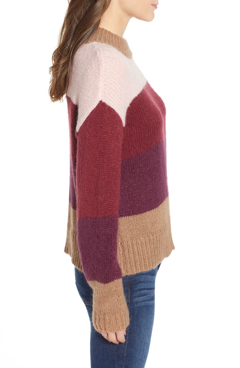 Rebecca Minkoff Kendall Stripe Sweater, Alternate, color,