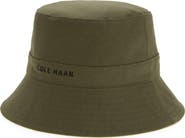 Cole Haan Embroidered Reversible Cotton Bucket Hat