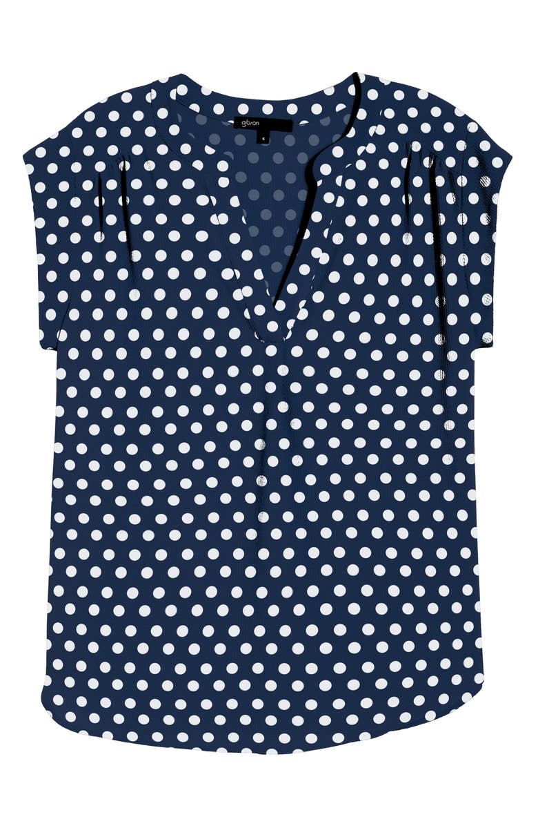 GIBSONLOOK Gibson x International Women's Day Ruthie Split Neck Blouse, Alternate, color, 