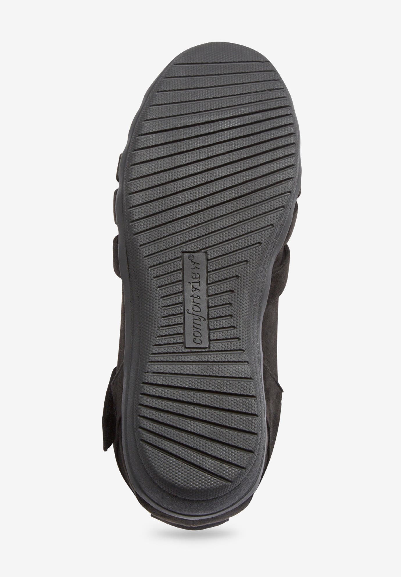 Comfortview The Landyn Orthotic Flat, Alternate, color, Black