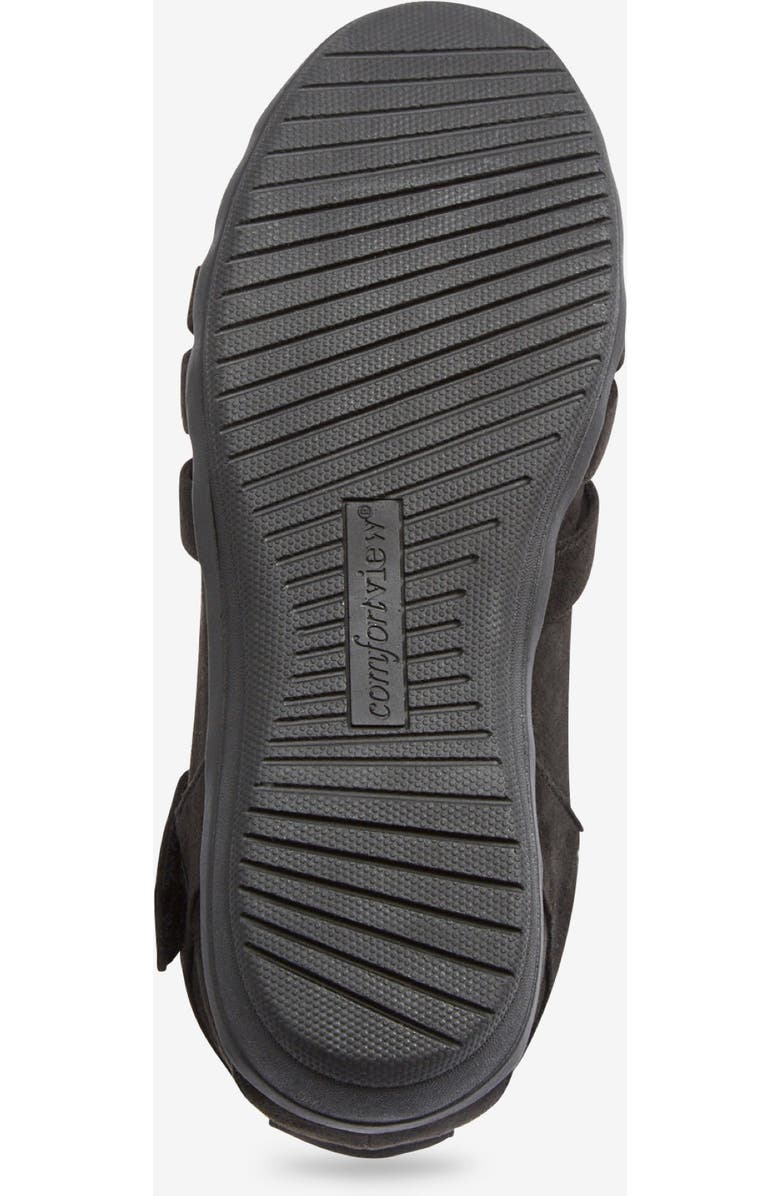 Comfortview The Landyn Orthotic Flat, Alternate, color, Black