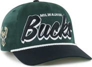 '47 Men's '47 Hunter Green/Black Milwaukee Bucks Dropshadow Rope Hitch Adjustable Hat