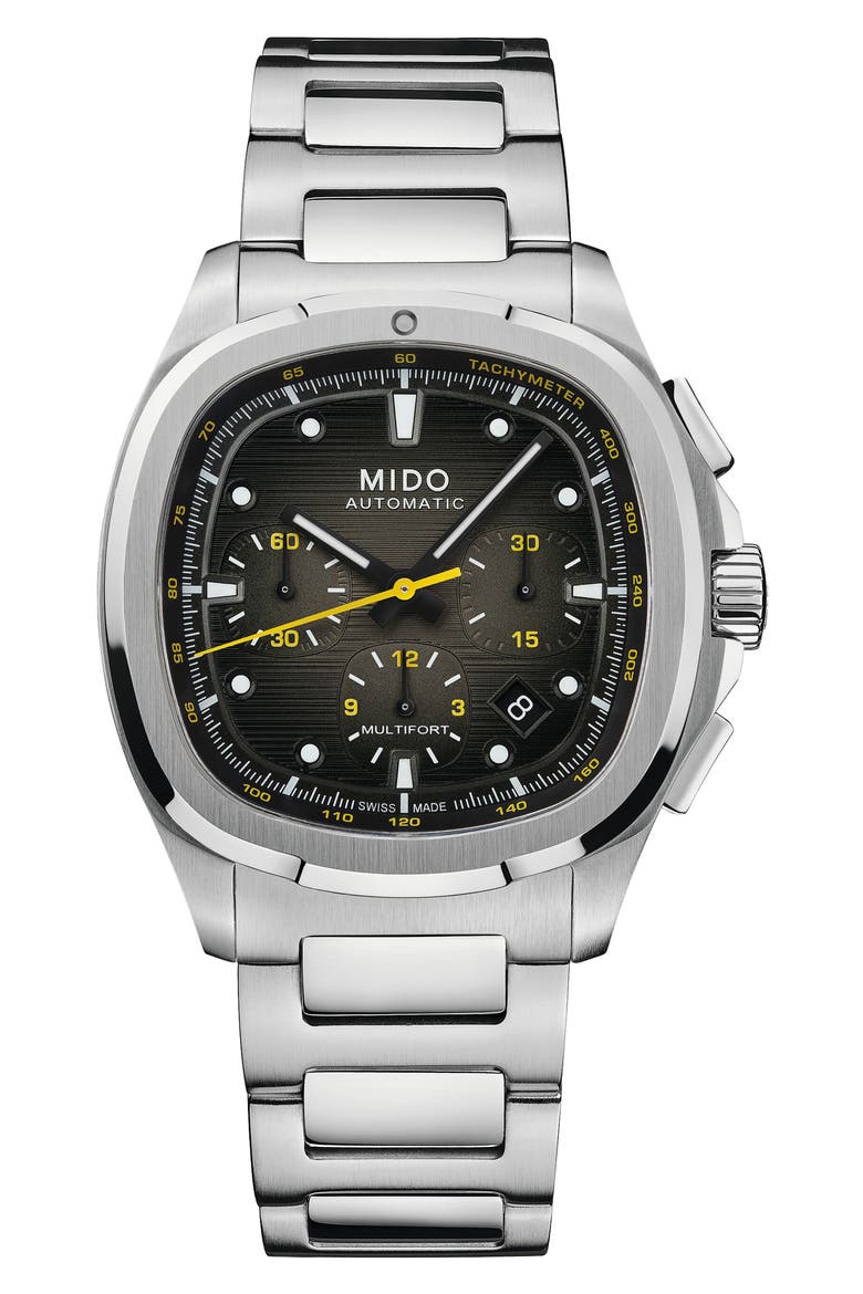 Multifort TV Big Date Automatic Watch, 41.2mm x 42mm, Main, color, GREY