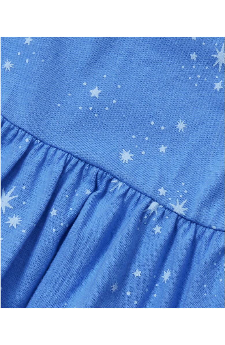 Lands' End Girls Long Sleeve Tunic Top, Alternate, color, Blue Starburst