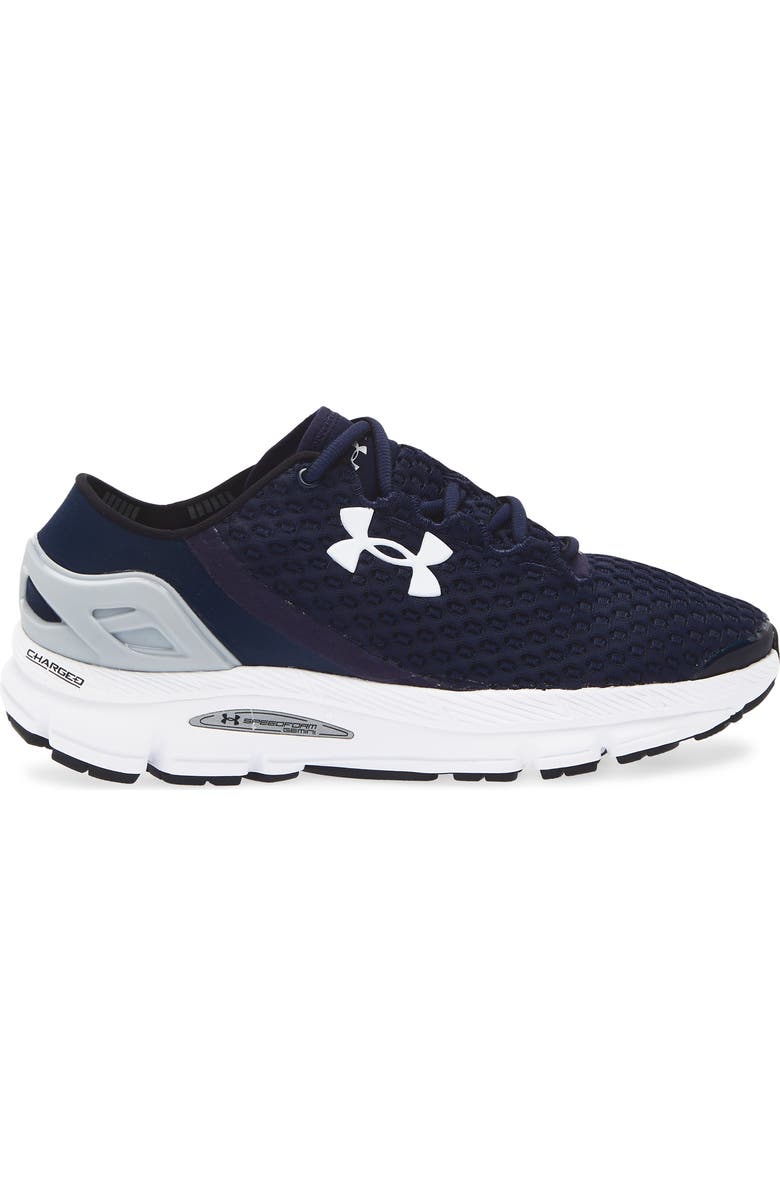 Under Armour SpeedForm<sup>®</sup> Gemini Running Shoe, Alternate, color, Midnight Navy