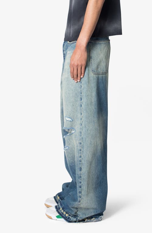 Mnml Baggy Rave Ripped Wide Leg Jeans