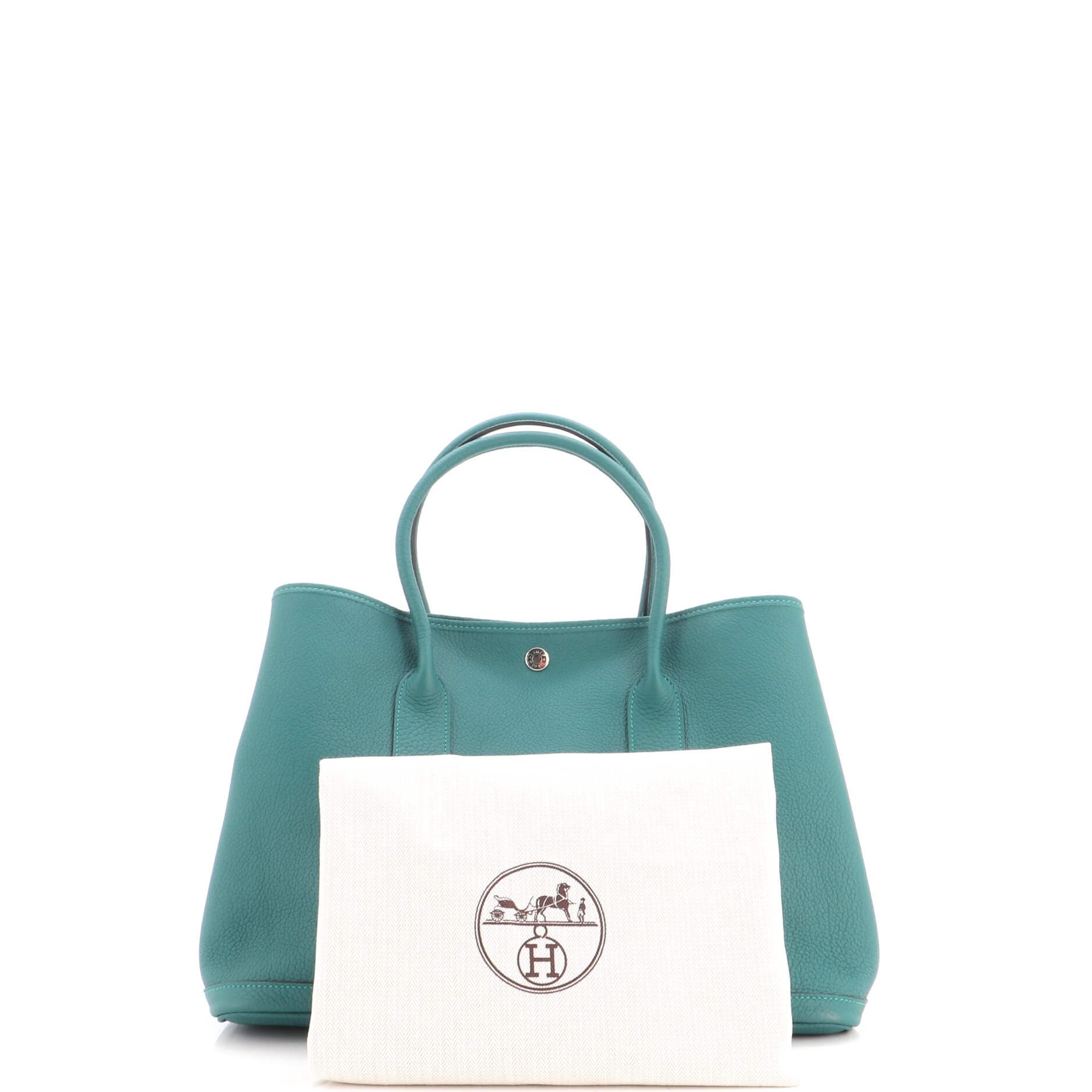 Garden Party Tote Leather 36, Alternate, color, Green
