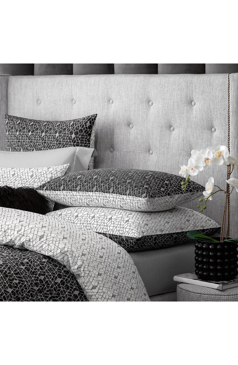 Togas Baker Duvet cover, Alternate, color, Black