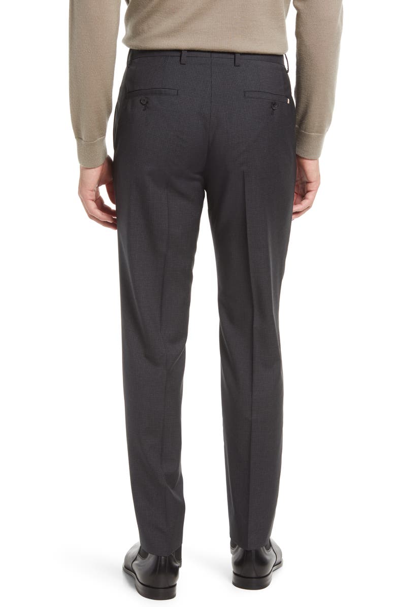 BOSS Hugo Boss Genius Slim Fit Stretch Pleated Pants, Alternate, color, 