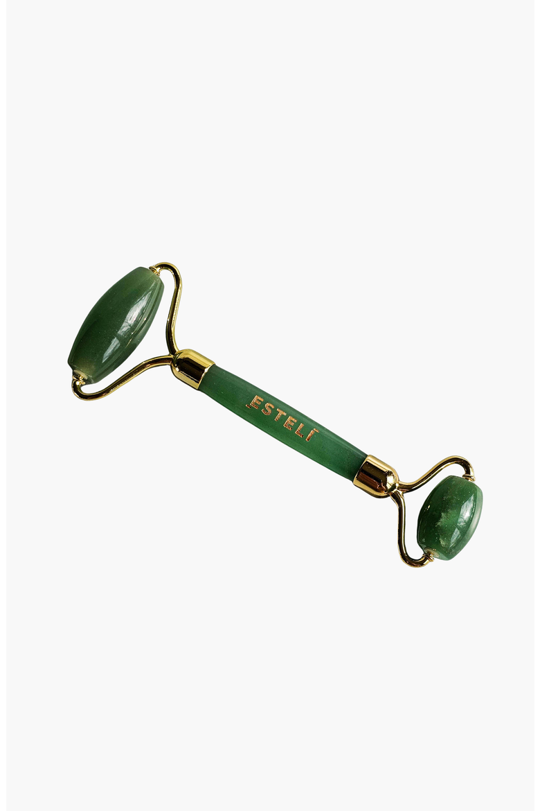 Aventurine Facial Roller, Main, color, Dark Green