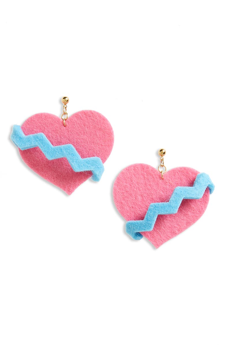 DADYBONES Heart Earrings, Main, color, 