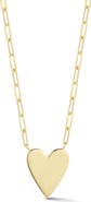 CHLOE AND MADISON Heart Pendant Necklace