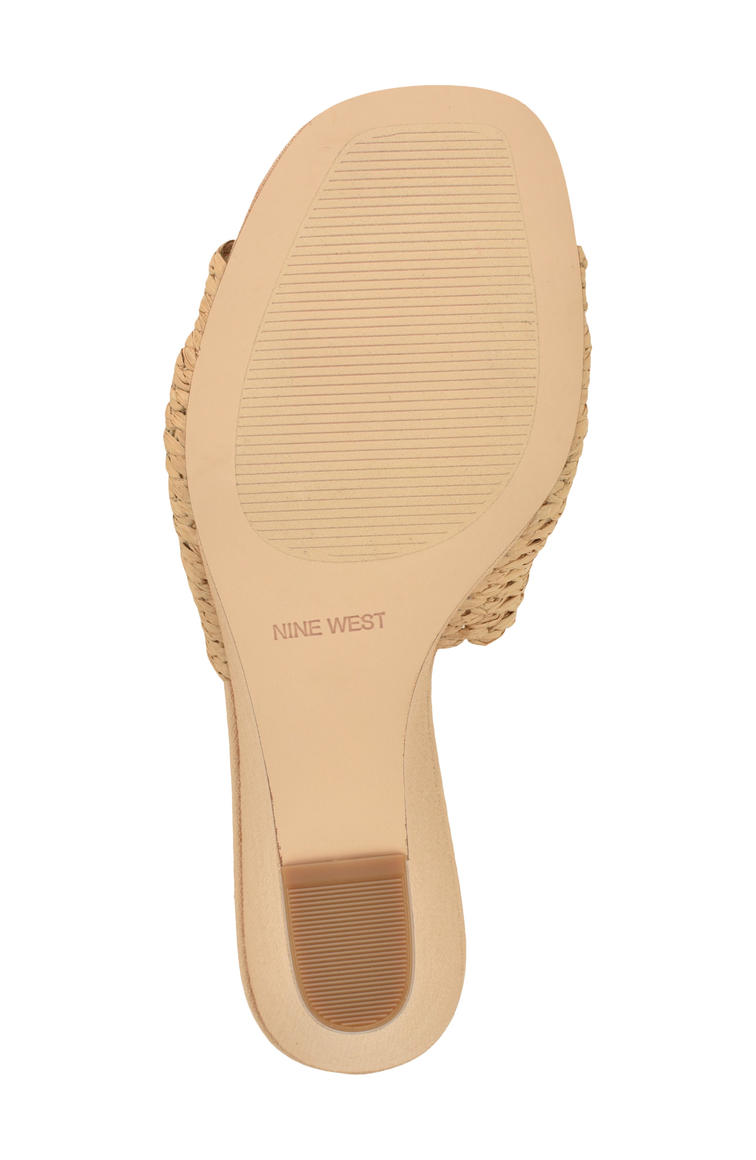Nine West Nessla Wedge Sandal, Alternate, color, Light Natural