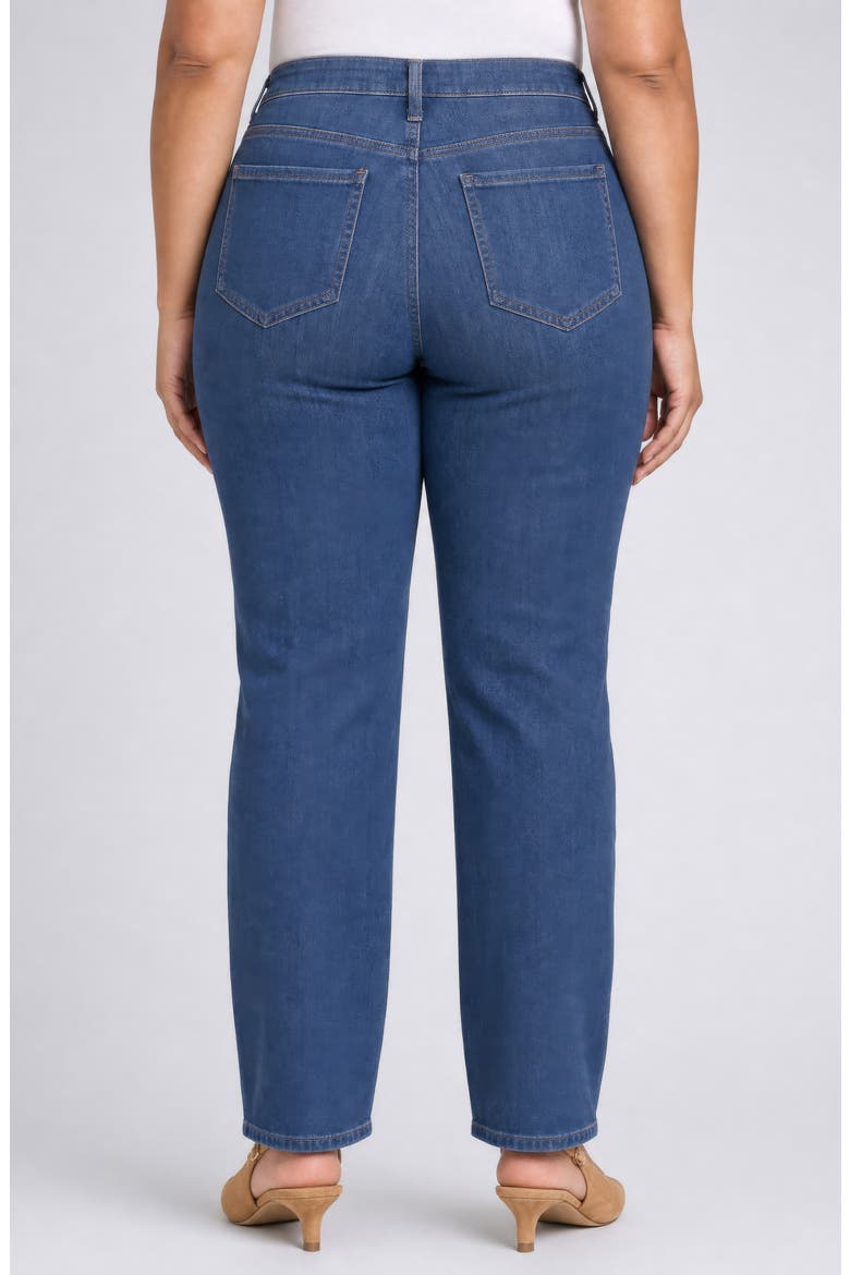Marilyn High Waist Straight Leg Jeans, Alternate, color, ELM