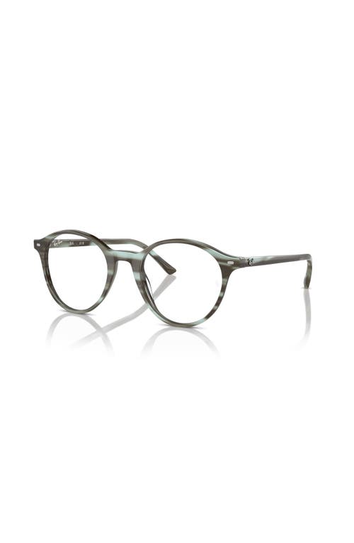Ray Ban Ray-ban 49mm Phantos Optical Glasses In Green