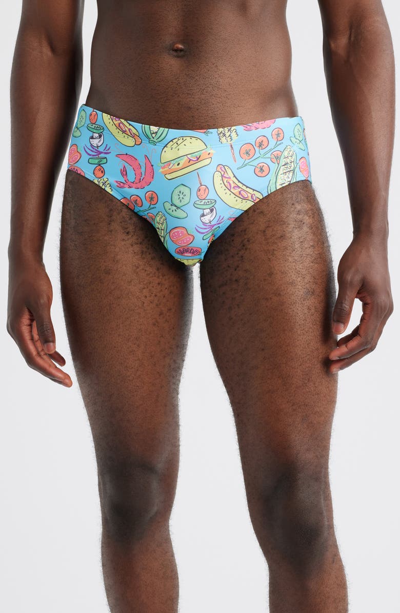 Boardies Grill Master Swimsuit, Main, color, Blue