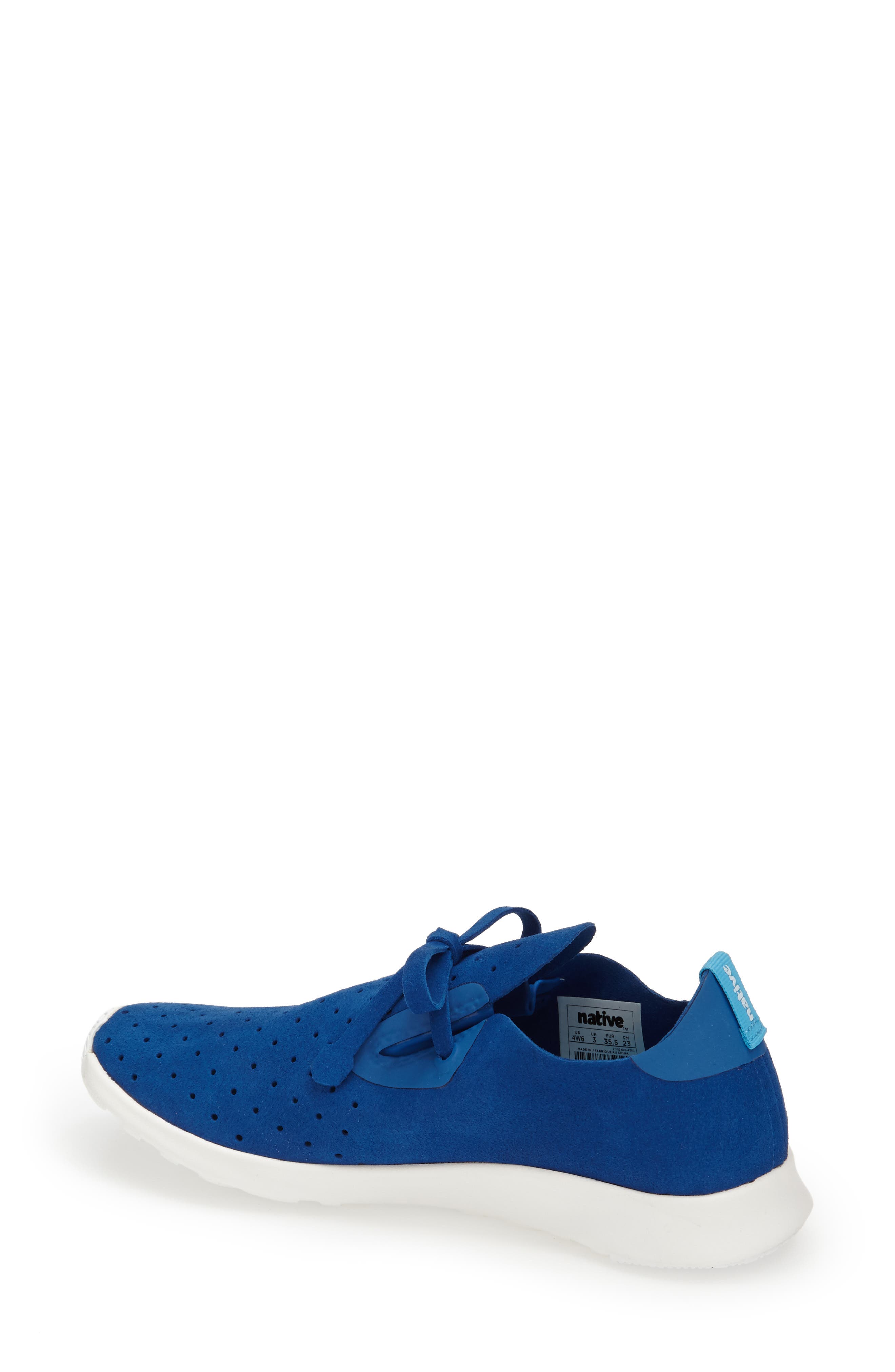 'Apollo' Perforated Sneaker, Alternate, color, BLUE