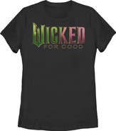 Wicked: For Good Women's Wicked For Good Official Tonal Logo Graphic T-Shirt