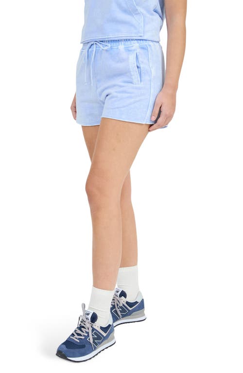 BLU PEPPER BLU PEPPER ACID WASH DRAWSTRING SHORTS