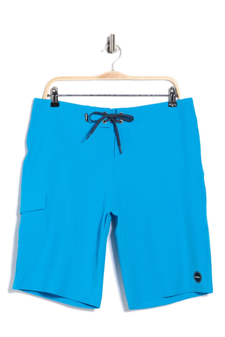 Hyperfreak Divergent Water Resistant Swim Trunks, Alternate, color, COBALT