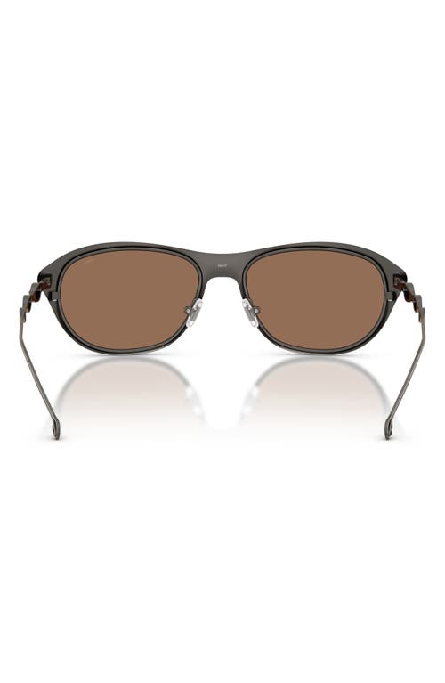 Diesel ® 55mm Pillow Sunglasses In Gray