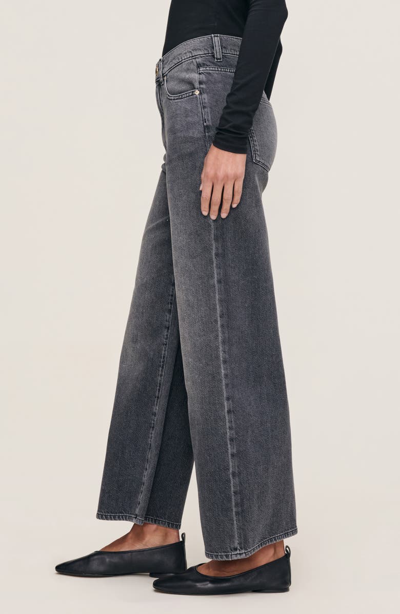 DL1961 Hepburn Wide Leg Aura High Waist Ankle Jeans, Alternate, color, Nightshade Aura