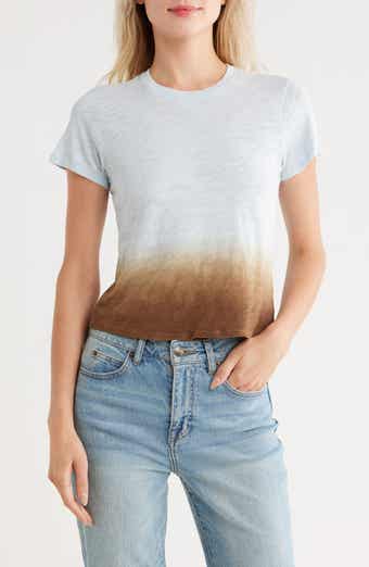 ATM Anthony Thomas Melillo Boxy Dip Dye Slub Jersey T-Shirt