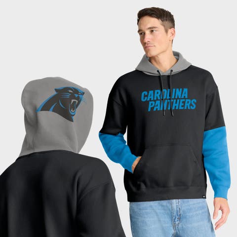 Men's Fanatics Black Carolina Panthers Helmet Pullover Hoodie