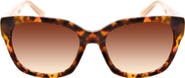 Oscar de la Renta 53mm Modern Square Sunglasses