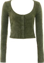 HOUSE OF CB Gene Chenille Crop Cardigan