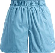 Nike Sportswear Chill Poplin Mid-Rise 5-Inch Shorts | Nordstrom