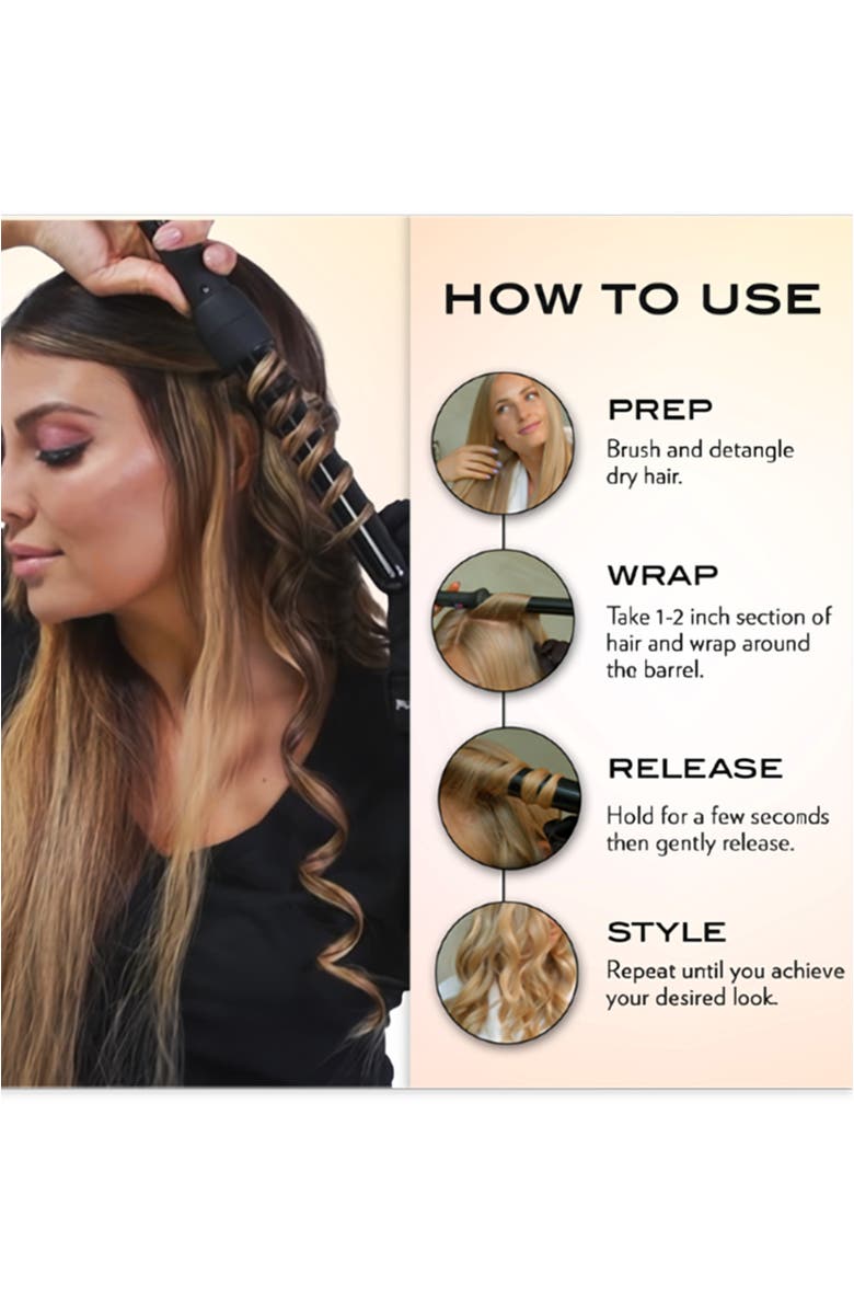 NUME Classic Curling Wand 32MM, Alternate, color, Blush 32Mm